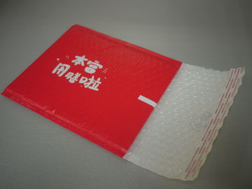Red Bubble Lined Poly Mailers 10.5 X 16 Puncture Resistant Shock Proof supplier