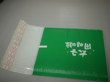 Green Poly Bubble Mailers Heat Insulation Bubble Thickness 40~200gsm