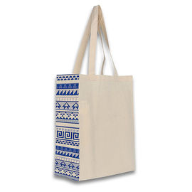 Stylish Handle Canvas Shopping Bags , Canvas Cloth Bags Eco Friendly supplier