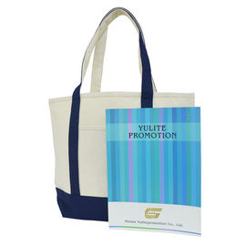 Standard Size Canvas Tote Bag Handbags Custom Printing 18x13x6 Inch supplier