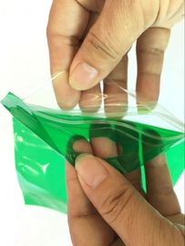 Transparent Foil Ziplock Bags Packaging Customized Color Green And Black supplier