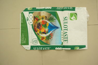 Biodegrable PP Woven Sacks Plastic Packaging For Flour Rice Sugar supplier