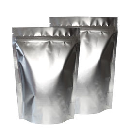 Non - Toxic Sealable Silver Ziplock Foil Bag Pouches For Underwear No Leakage supplier