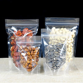 Easy Closure Biodegradable Resealable Bags , Eco Friendly Resealable Bags supplier