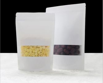 Moisture Proof Resealable Packaging Bags Zip Lock Doypack 200g For Food Ginger Candy