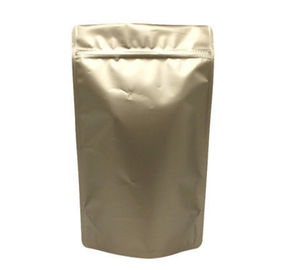 Matte Stand Up Zipper Resealable Aluminum Foil Bags Light Weight Medicine Packaging supplier
