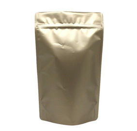 Matte Stand Up Zipper Resealable Aluminum Foil Bags Light Weight Medicine Packaging