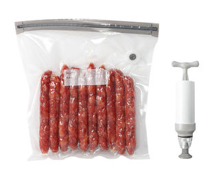 Heat Seal Embossed Food Vacuum Bags , Food Sealer Bags Freezer Packing supplier