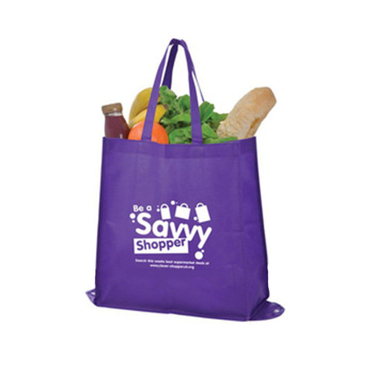 Eco Friendly Canvas Tote Bag 135g/M2 Cotton Reusable Foldable Grocery Bags supplier