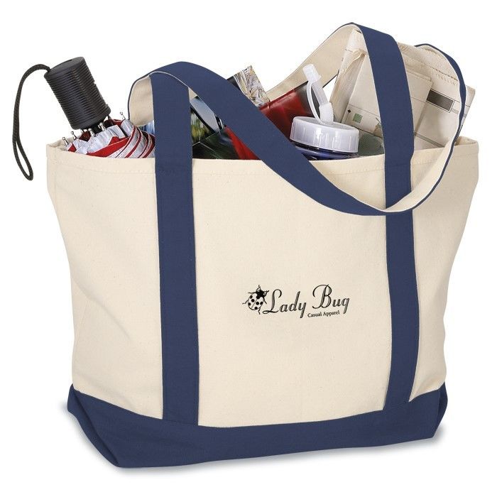 Promotional Cotton Canvas Shopping Bags , Cotton Canvas Tote Custom Printed supplier
