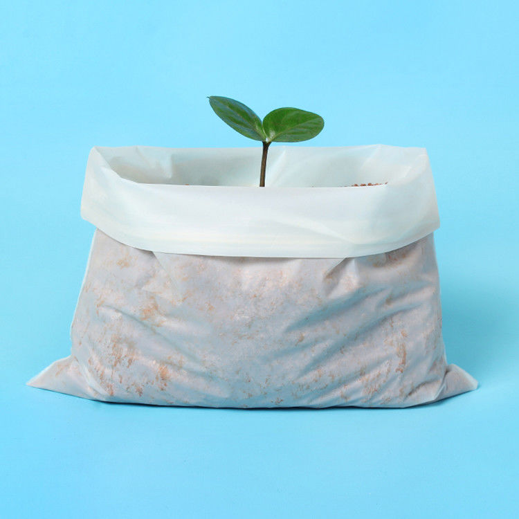 Safe Biodegradable Ziplock Bags Embossing Surface Handling 12cm X 17cm Size supplier