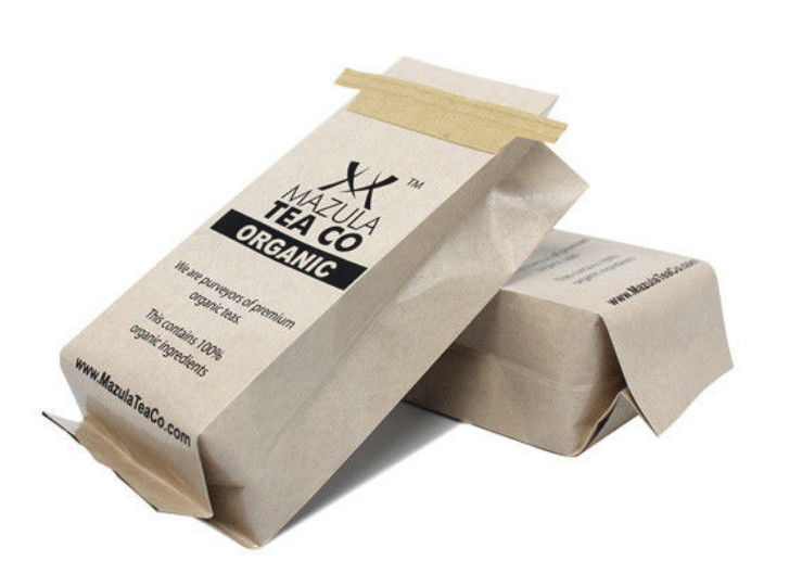 Gusseted Coffee Bean Pouches , Resealable Coffee Bags Eco Friendly Custom Printed supplier
