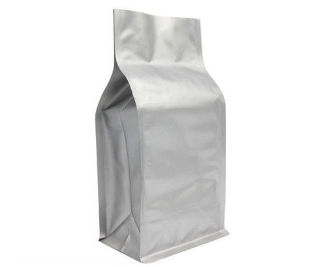 Silver Stock Aluminum Foil Pouches Barrier Packaging High Resolution Printing supplier
