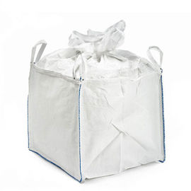 Flexible 1 Ton PP Fibc Big Bags Closed Bottom With Top Duffle Skirt