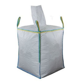 Flat Bottom Woven Polypropylene Bags / One Ton Bulk Bags For Microsilica