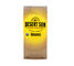 500G / 1Lb Flat Bottom Coffee Packaging Bags Kraft Paper With Degassing Valve