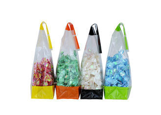 Side Gusset Plastic Cookie Bags , Opp Self Adhesive Clear Plastic Bag
